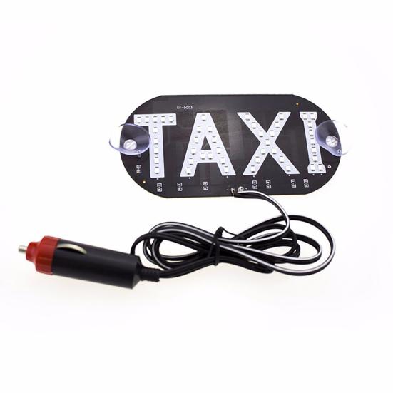 Taxi LED License Plate Car Light Windscreen Cab Indicator Inside Signal Lamp