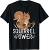 Lustiges Eichhörnchen Kraft Tierpfleger Geschenk Eichhörnchen T-Shirt Geschenk Unisex T-Shirt
