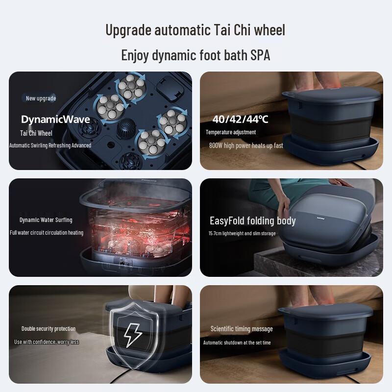 Philips Foldable Foot Spa Massager