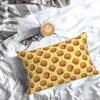 Burger Pattern Rectangle Pillowcase Cushion Cover Decor Bedroom Bed Home Comfort Throw Pillow