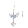 Delicate Blue Angel Wing Phone Pendant Backpack Phone Peripherals Decorations