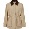 Jiu Zi Anna Kou Barn Style Lapel Waist Trench Coat