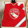 Coperta di Flanella FC Thun, Alta qualità, Confortevole per Tutte le Stagioni, Decorazione per la Casa, Calore e Comfort
