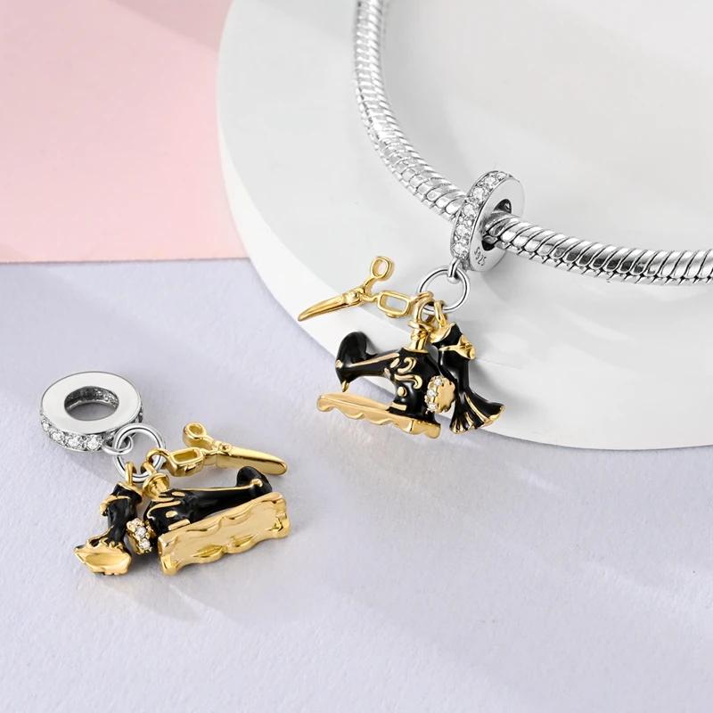 Virgin Mary Mother Charms Pendant Beads Copper Fit Original Bracelet Jewellery For Women Diy