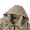 Down Jacket for Women Medium To Long Length Winter Thick and Warm Hooded Jacket for Middle-aged and Elderly Women