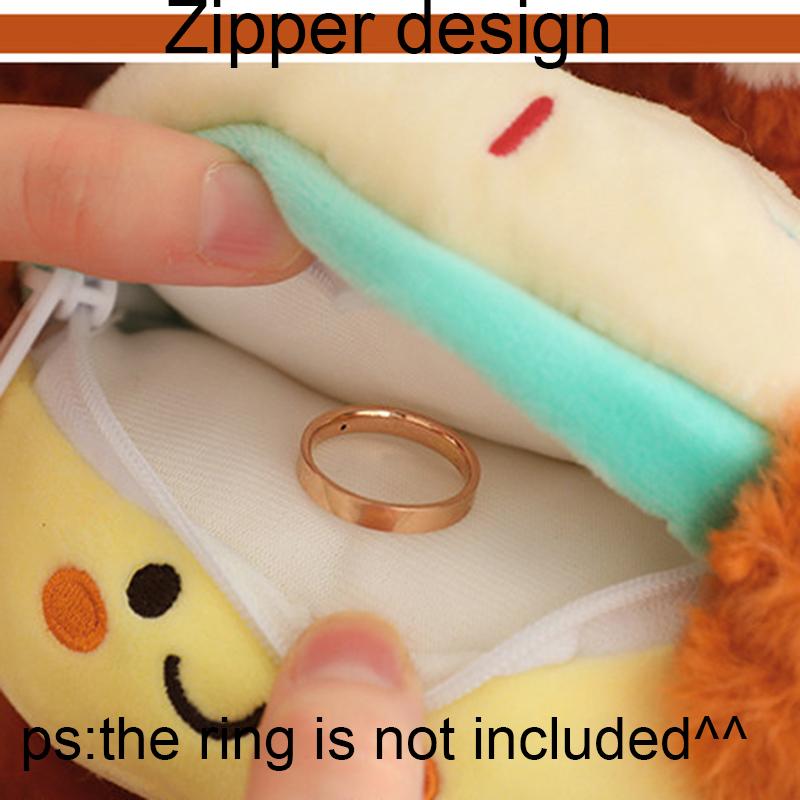 High Quality Birthday Gift Plush Toy Soft Cute Bear Fox Doll With Cake Decor Proposal Suprise Gift For Girlfriend