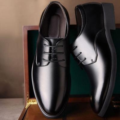 Neue Herbst-Lederschuhe Herren rutschfest atmungsaktiv Business Arbeitsschuhe Schuhe
