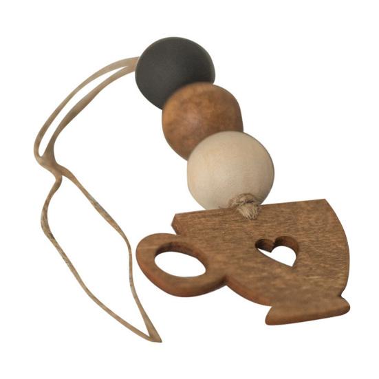 

Деревянная кружка для кофе Бусины Подвесное украшение Бохо Фермерский дом Рустик Дом Офис Спальня Дверная ручка Бусины Гирлянда Подвеска в виде кофейной чашки A