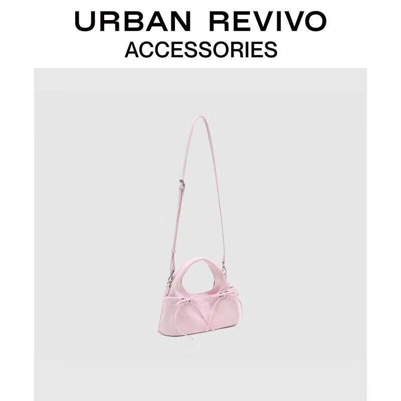 URBAN REVIVO Women s Sweet Bow Handbag One Size
