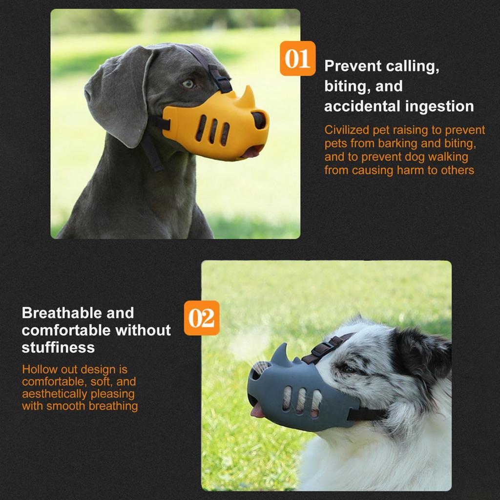 Silikonový náhubek pro psy pro velká plemena