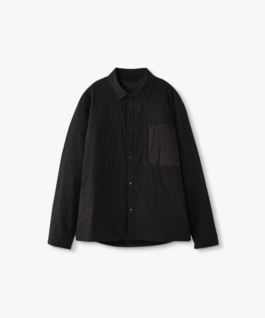 Stco Utility Shirt-Style Padded Jacket Black (Oversized)_Swdvab1Osb