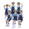 Children's Denim Overalls: Graduation & Sports Meet Uniform for Kindergarten & Primary