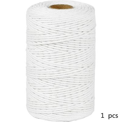 Cotton Butcher's Twine 330ft 2mm for Cooking Food Safety Crafts Baker's Kitchen Butcher Meat Turkey Sausage Baking Gift Wrapping Gardening