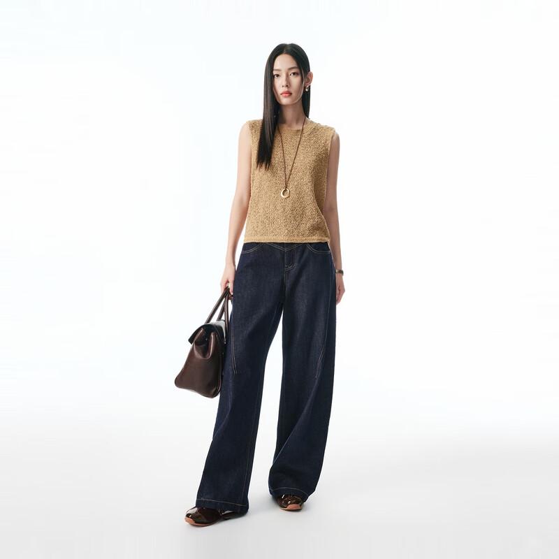 PEACEBIRD Women's Textured Knit Vest