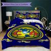 American Soccer Clubs Pattern Bedding uilt Set uilt Cover Pillowcase Home Decoration Birthday Gift (1 * duvet cover + 2 * pillowcase without core)05