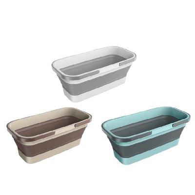 Portable Laundry Basin Travel Folding Wash Basin Durable Household Supplies