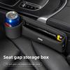 Genuine Leather Car Seat Gap Storage Box for Renegade Wrangler JK Grand Cherokee Compass Patriot Auto Interior Accessories