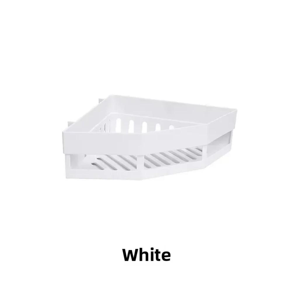 Shelves Adhesive No Drill Bathroom Shelf Corner Storage Rack Wall Mounted Organizer for Kitchen Bathroom Shelves Shower Caddy