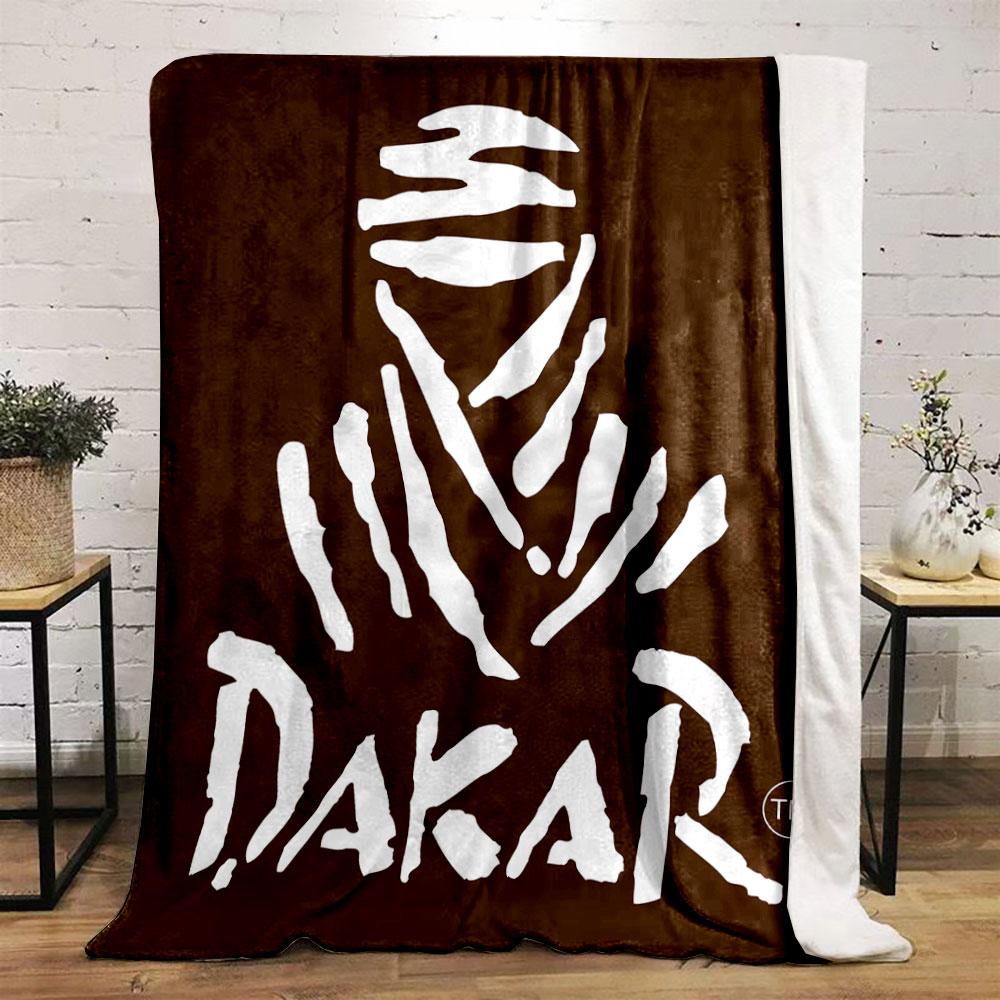Dakar Rally Print Blanket Bedroom Blanket for Livingroom Couch Lunch Break Soft Cozy Throw for Friend's Festival Gift