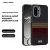 Coque de téléphone magnétique motif fibre de carbone pour OnePlus 15R 15 1+ACE 6 ACE6T 13T 13S Objectif matériel TPU+PC Couvercle de chargement sans fil