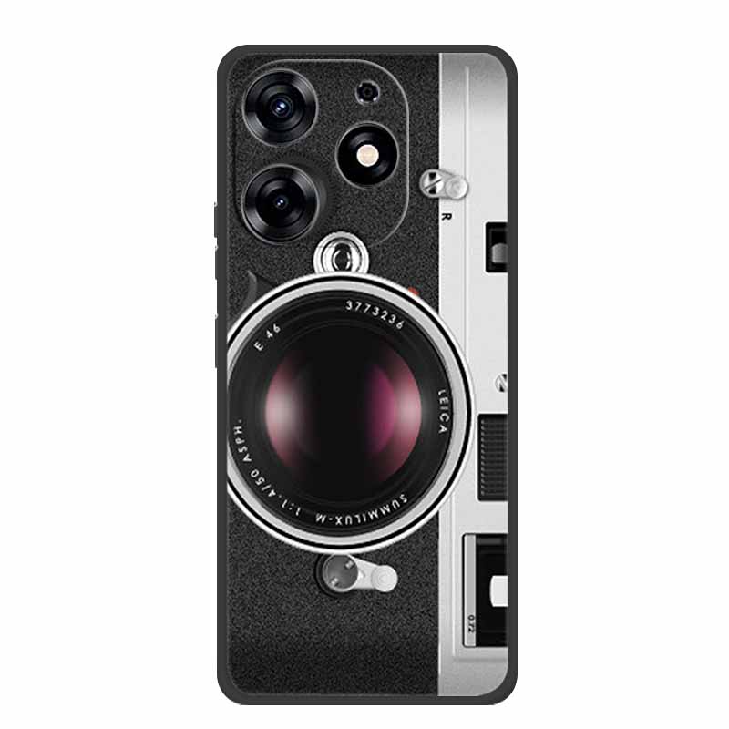 For Infinix Smart 8 Plus Case Luxury Soft Silicone TPU Phone Cases Cover For Infinix Smart8 Plus Protective Flower Painted Coque