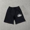 Corteiz Streetwear Short Pants Men Women Alcatraz Ship Print Loose Fit Cotton Shorts