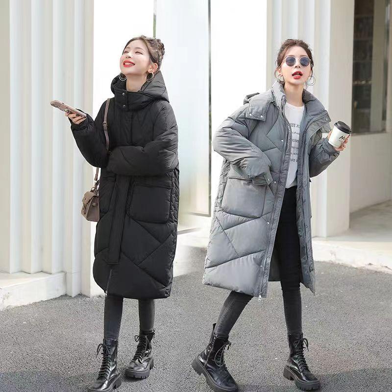 Thick Down Cotton-padded Jackets Mid-length Winter Women's Cotton-padded Jackets Loose Cotton-padded Jackets Women's Outerwear Trendy