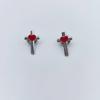 Pack of 10 Enamel Crosses Heart Pin with Secure Clasp for Confident Adornment Lapel Accessory for Everyday Wear