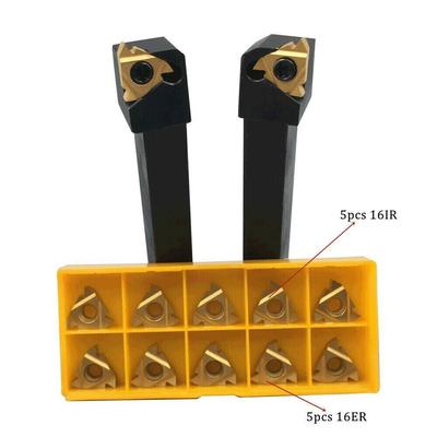 CNC Tool Holder SER1212H16 with 16ER AG60 Inserts for Multiple Tasks