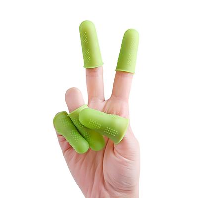 3/5Pcs Anti-scalding Non-slip Silicone Finger Cover Food-grade Silicone Fingertip Protective Cover High Temperature Resistant Gloves