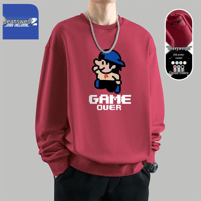 Jeanswest Men's Game Over Graphic Long Sleeve Tee