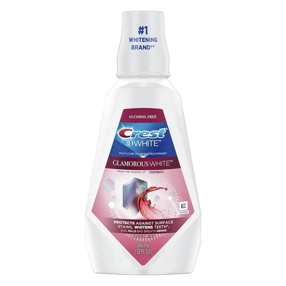 Crest Bleekmondwater 3D White Glamorous Crest 946 ml sold by Joom