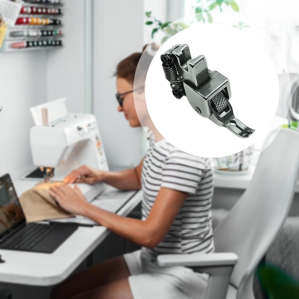 P363 0,3 cm Rullfotsdragkedjepressarfot Passar Enkelnåls Låsstygnmaskin för Hem Industriell Symaskin för Hemanvändning