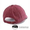 1pc I Love Pizza Print Washed Baseball Cap for Adults, Minimalist Retro Style Casual Soft Adjustable Dad Hat, Perfect As Gift