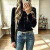 Women's Lightweight Button Front Knit Cardigan Sweater for Everyday Casual Wear