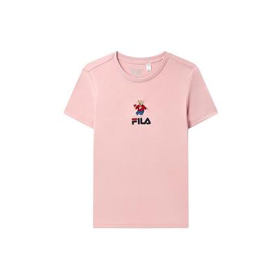 Ss23 Casual Bear Round Neck Short Sleeve T-Shirt Women Tops Malt-Pink F51W328152FPK