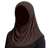 Soft Ramadan Hijab Solid Color Islamic Headscarf India Hat Headband Hat  Outdoor