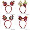Christmas Festive Cartoon Headbands With Illuminated Reindeer Antlers Perfect For Parties Holiday