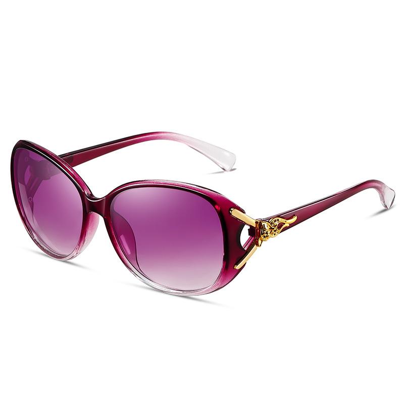 Ochelari de soare Camellia la modă europeană și americană, ochelari de soare eleganți cu umbrire UV, ochelari de soare mari cu față rotundă, ochelari retro subțiri.