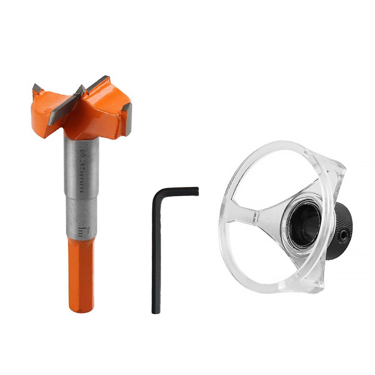 

Новый чехол для ремня, позиционирующий открыватель отверстий, шарнир, шестигранная ручка, трехзубое двухлезвийное дугообразное сверло для расширения отверстий диаметром 35 мм Hexagonal