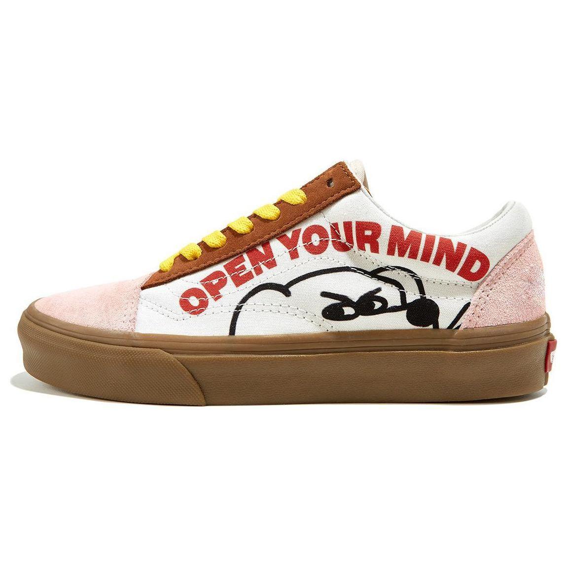 

Vans Fever Dog X Серия Old Skool Повседневные Прочные Низкие Кеды для Скейтборда Унисекс кроссовки Белый Коричневый Розовый VN0A4OE25V8 37