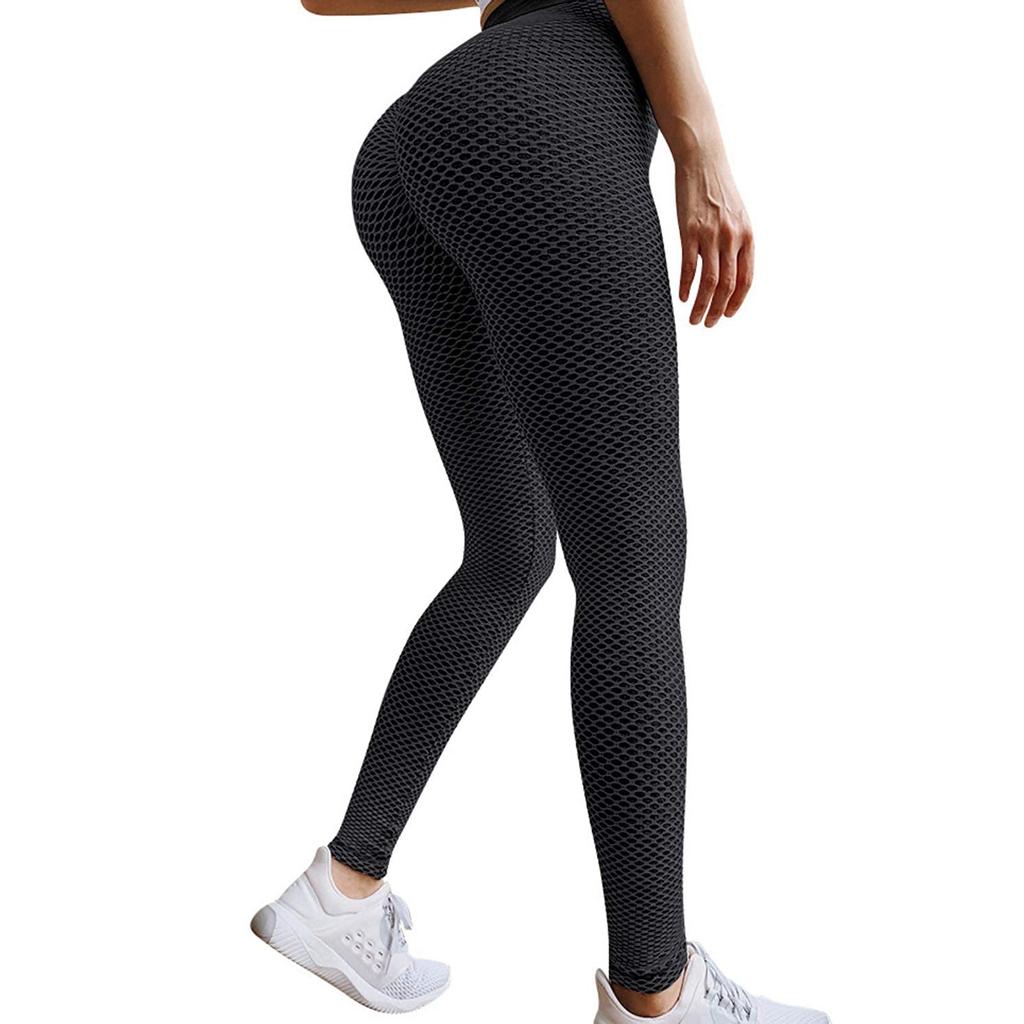 Stretch-Yoga-Leggings für Damen, Fitness, Laufen, Fitnessstudio, Sport, volle Länge, aktive Hose