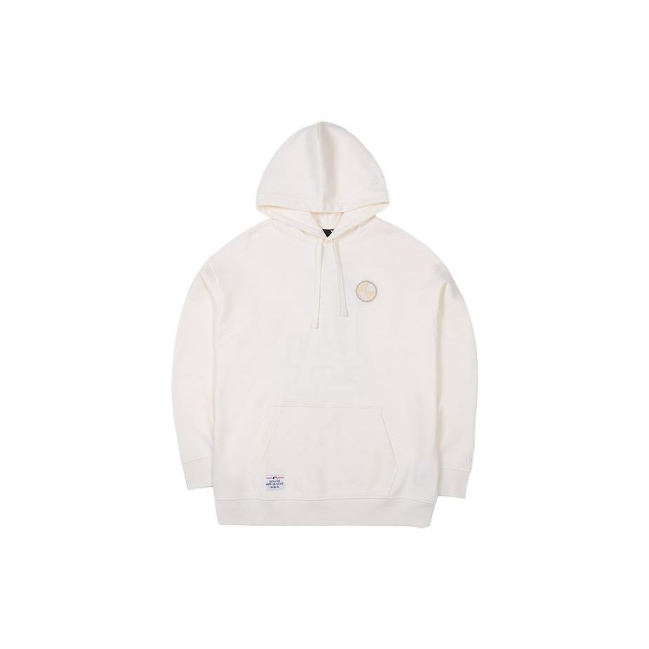 New Era SS23 College Style NY Letter Printed Pullover Hoodie Unisex hoodies Ivory 13558600