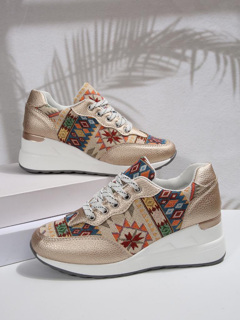 European and American Winter Breathable Wear-resistant Low-top Fashion Shoes Women's Casual Women's Wedges