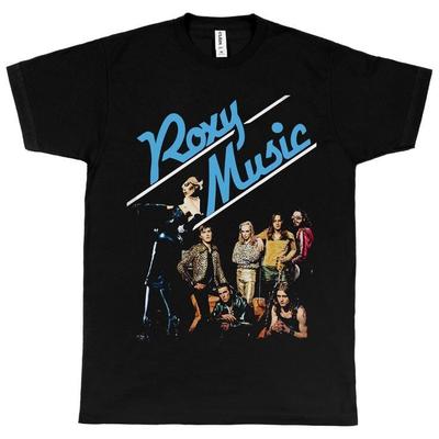 Roxy Music Band Herren T-Shirt Kurzarm Volle Größe S bis 5XL EN427 Unisex T-Shirt