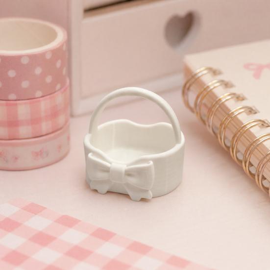 3D-gedruckter Bogen-Aufbewahrungskorb Tragbares abgerundetes Design Lippenstift-Kleinkram-Halter für den Eingangsbereich