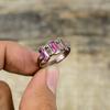 Pink Tourmaline Ring Electroformed Copper Ring Beautiful Gemstone Handmade Ring Electroformed Copper Jewelry For Gift Available In Ring Size