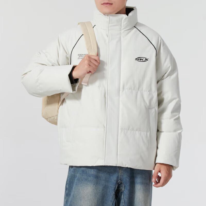 Skechers Unisex Fashion Casual Short Down Jacket XL