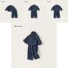 Boys Denim Suit Set With Polyester Fabric For Spring And Fall Kids Age 3 To 8