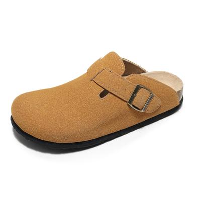 Shoes  New Camel Classic Closed Toe Mule Slippers Flock Fashion Brown Cork Sandals Man Women Unisex